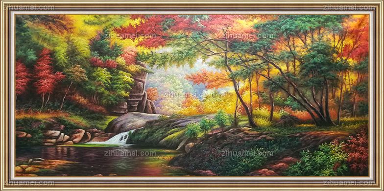 风景油画 中式油画 家庭挂画 酒店挂画