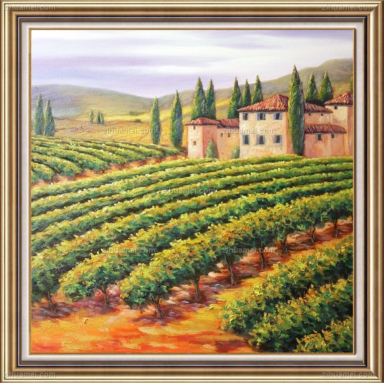 风景油画 美式油画