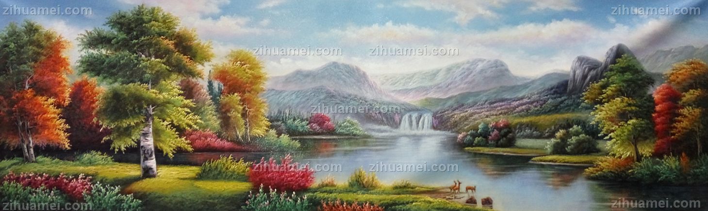  风景油画 山水油画 动物油画 中式油画