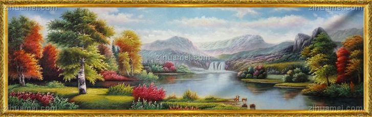  风景油画 山水油画 动物油画 中式油画