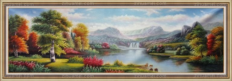  风景油画 山水油画 动物油画 中式油画