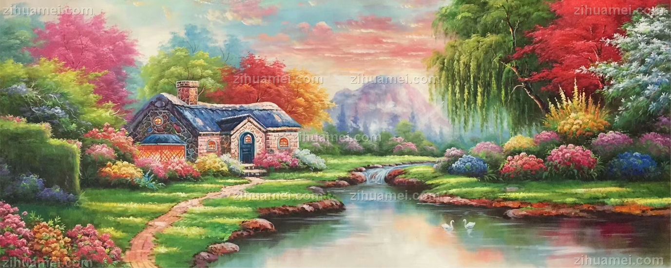 精美风景托马斯油画