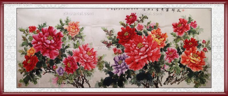 花开富贵 国画