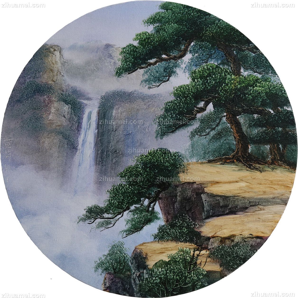 山水油画