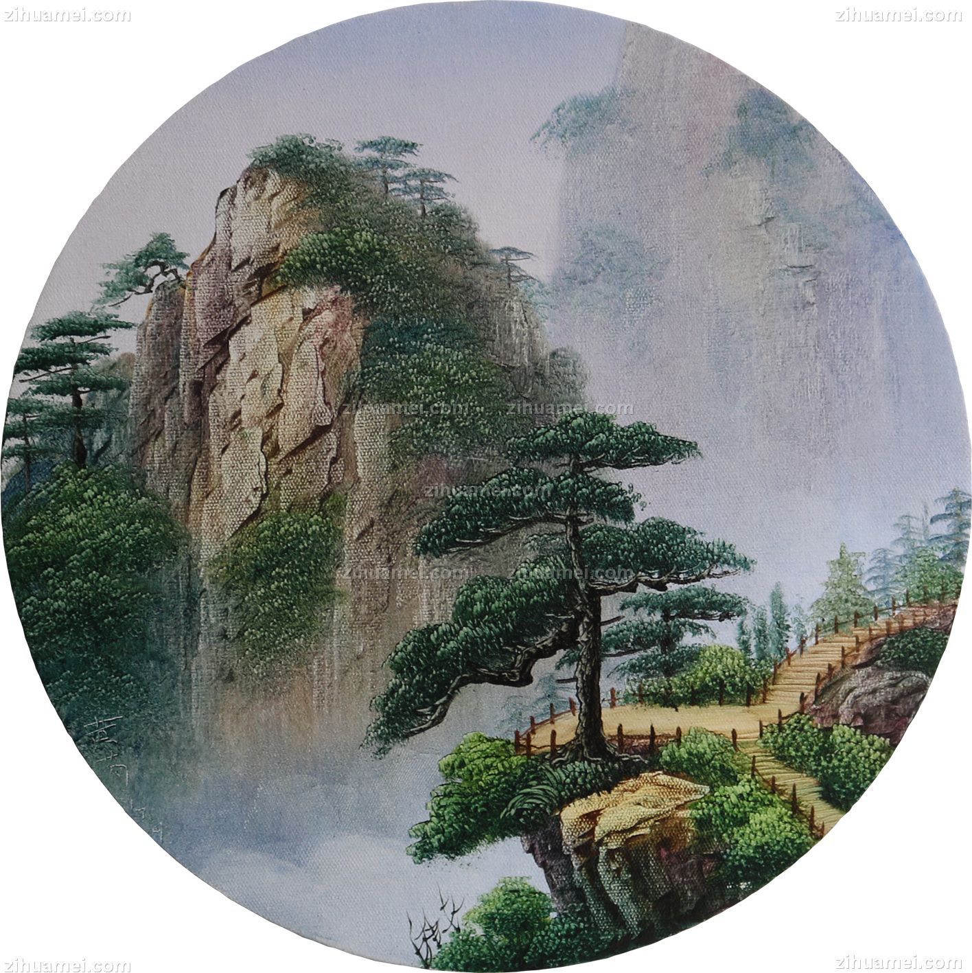 山水油画