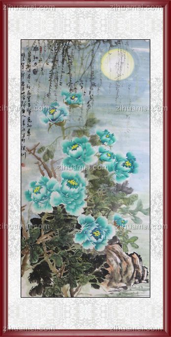 国画 牡丹