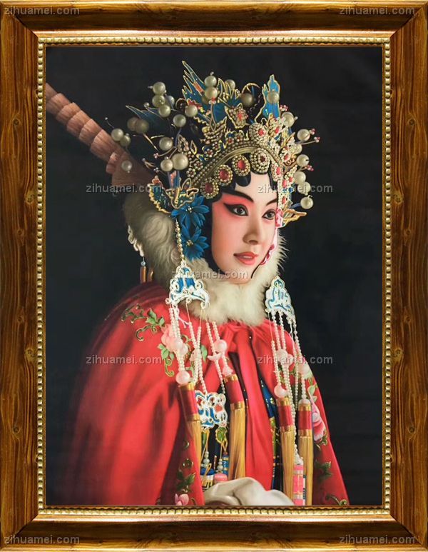 京剧脸谱国色天香穆桂英