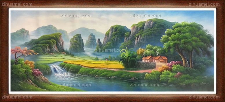 聚宝盆油画纯手绘