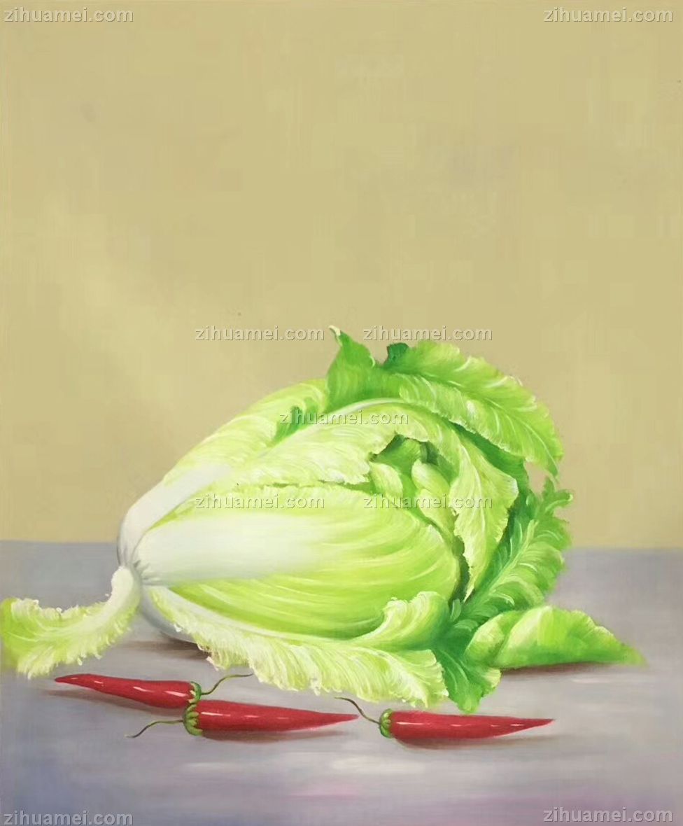客厅挂画白菜