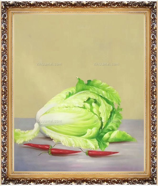 客厅挂画白菜