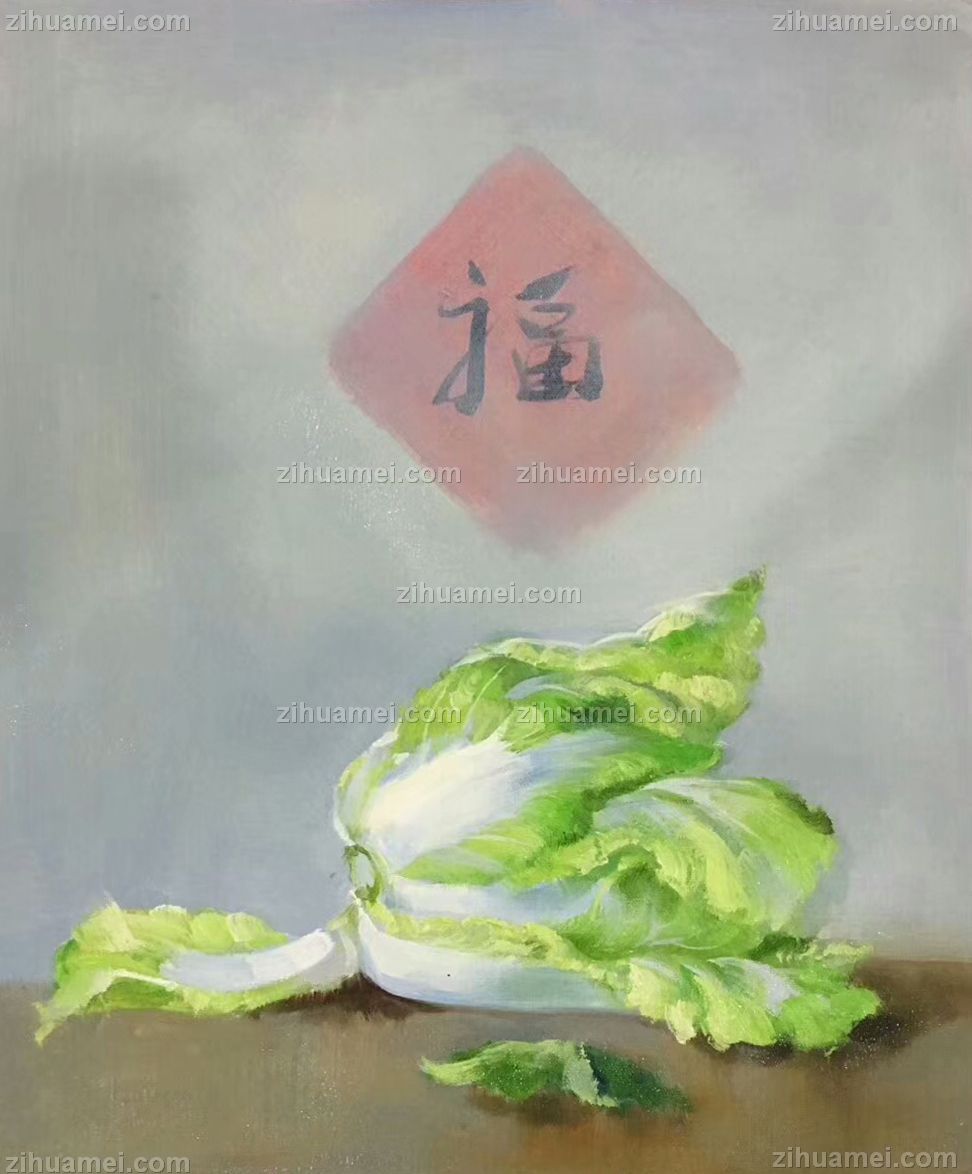 客厅挂画白菜