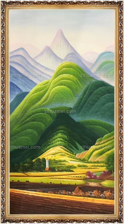 山水风景油画