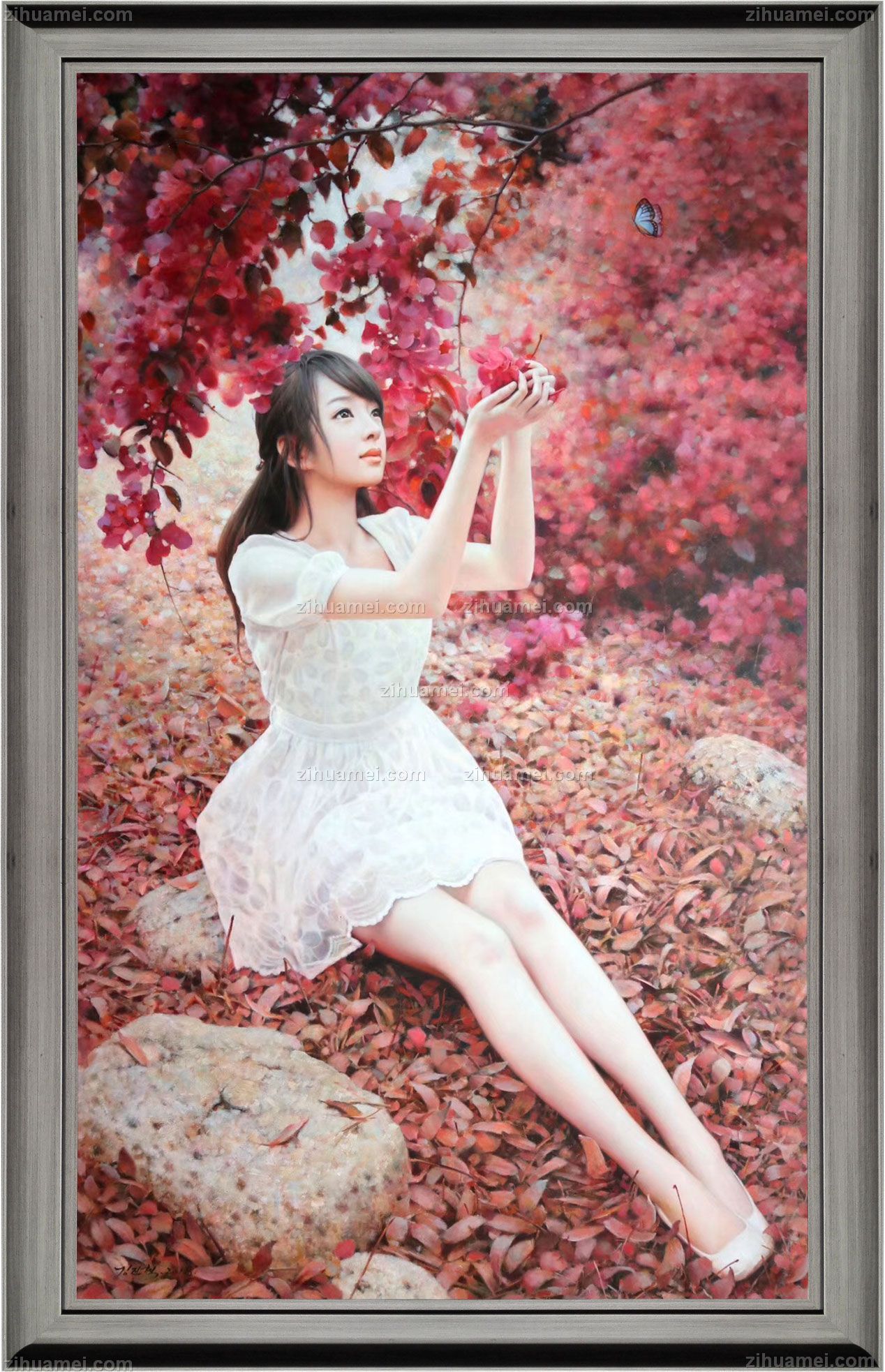 www.zihuamei.com人物油画