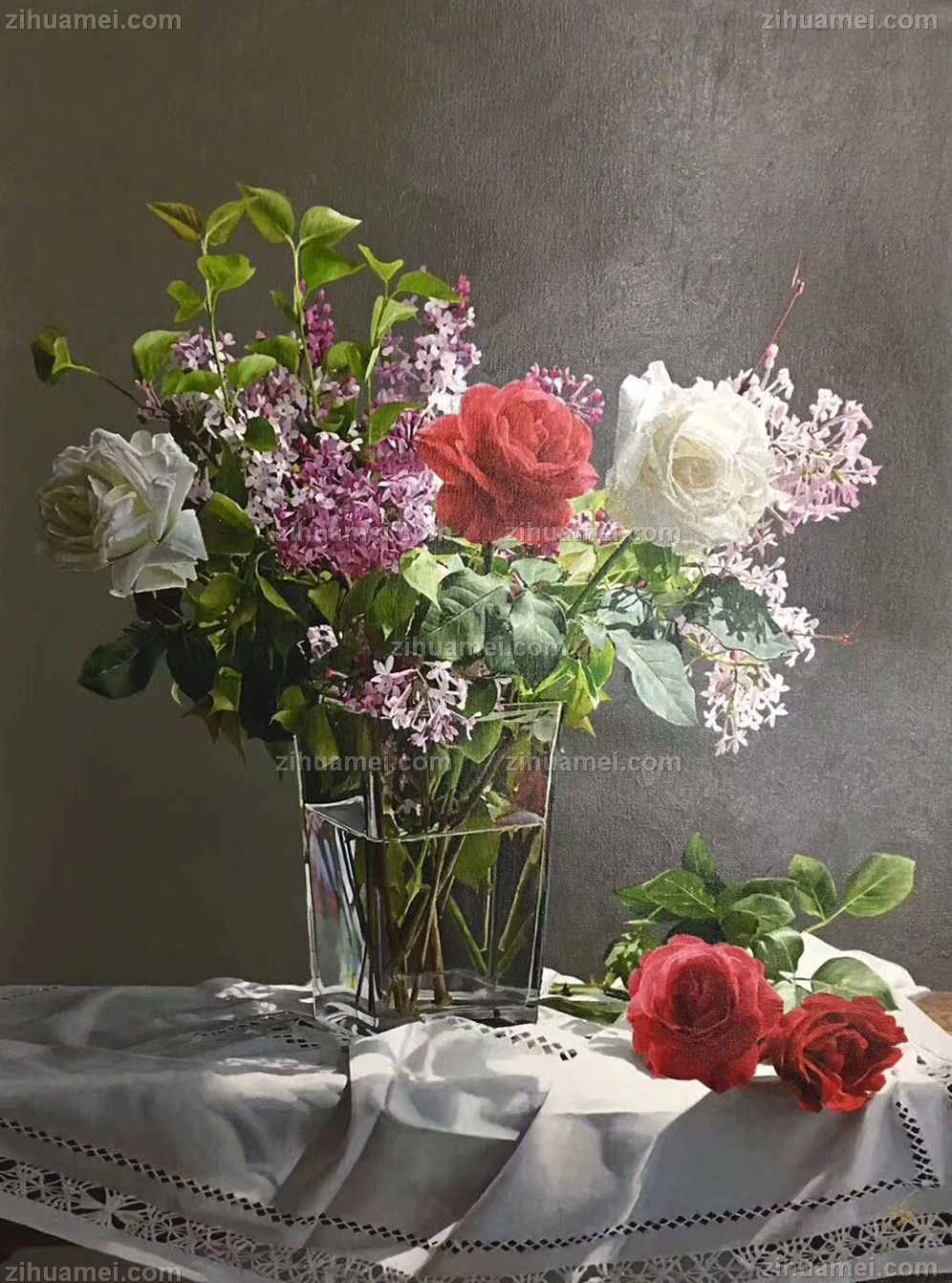 精品花卉中式油画欧式油画