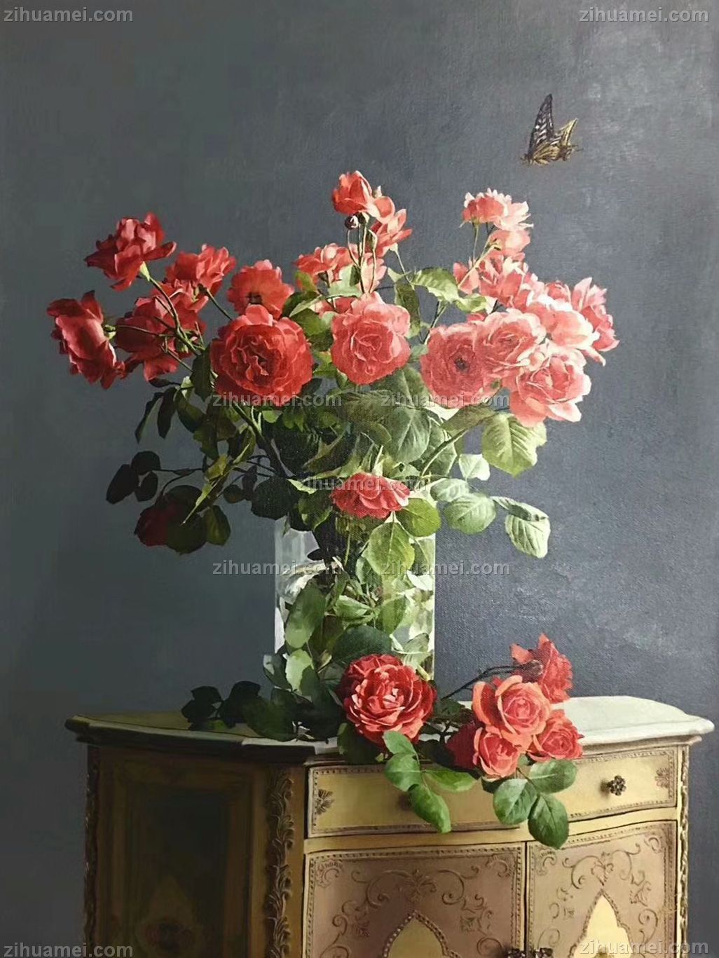精品花卉中式油画欧式油画