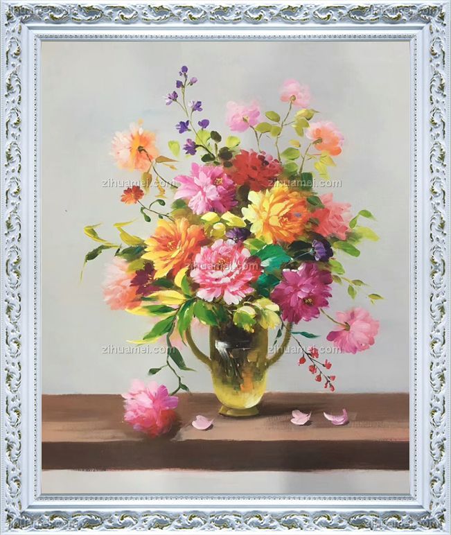 写生花卉花瓶