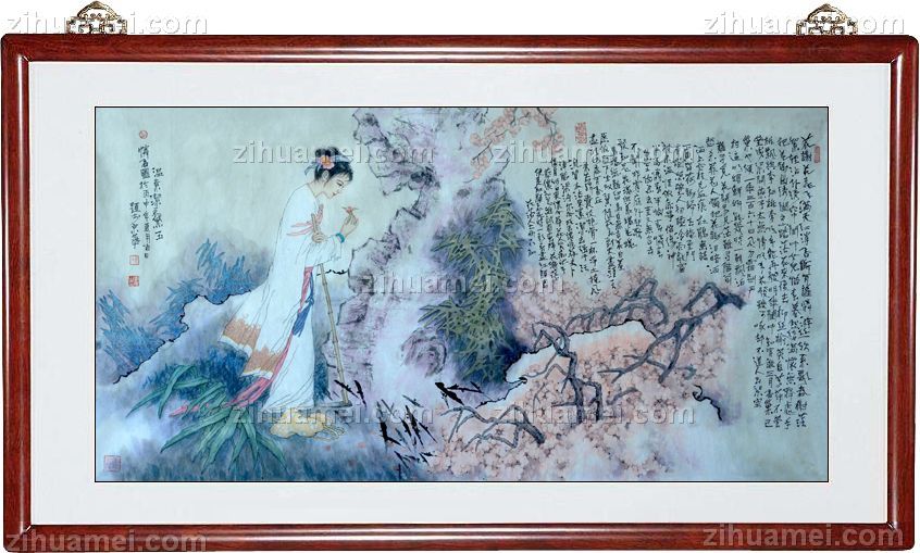 黛玉怜香图,张惠斌的关门弟子温素洁