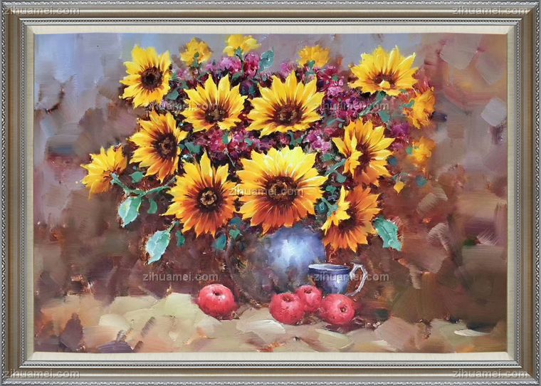 写生花卉花瓶
