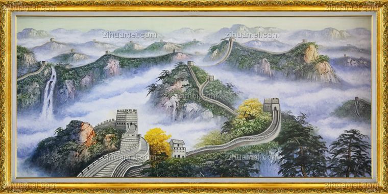 刀笔画 万里长城