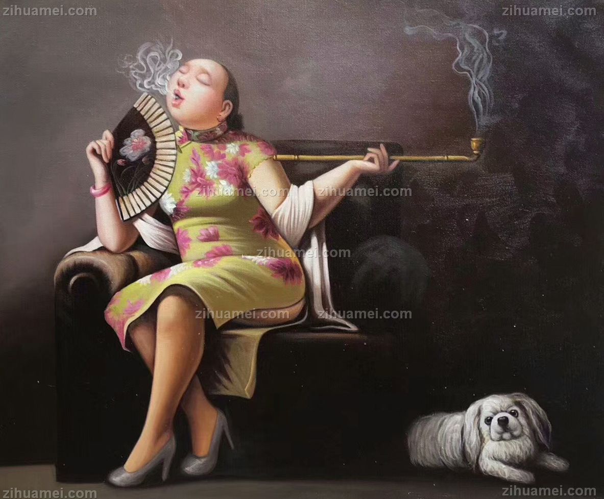 家庭挂画 中式油画