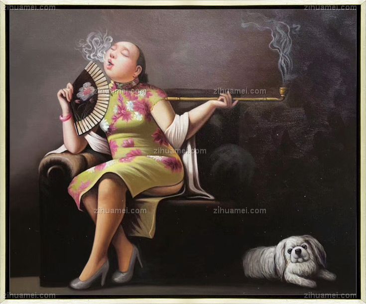 家庭挂画 中式油画