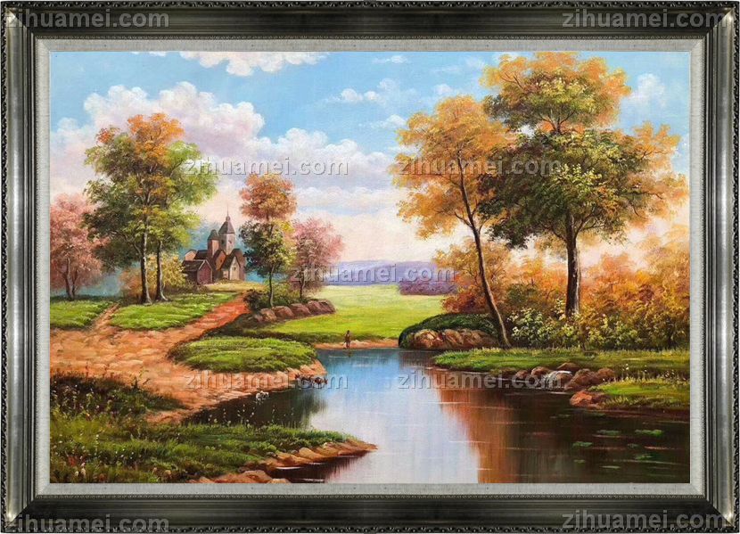 欧式风景油画