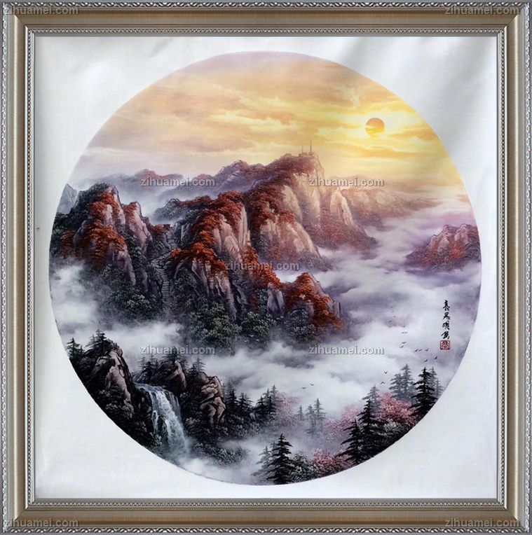 www.zihuamei.com油画风景