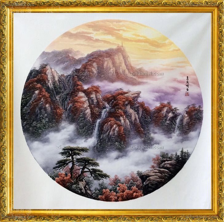 www.zihuamei.com油画风景