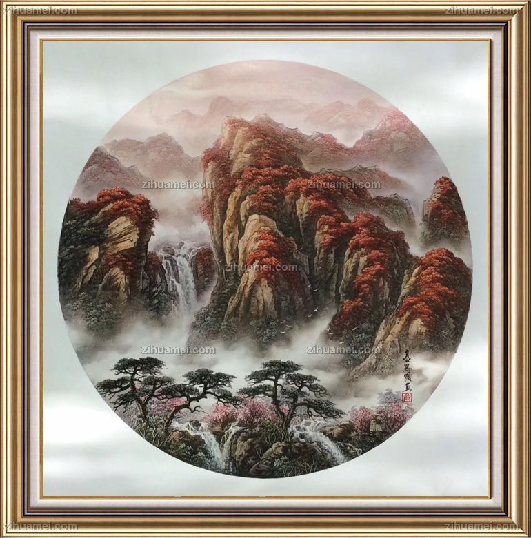 www.zihuamei.com油画风景