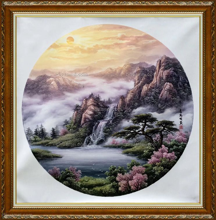 www.zihuamei.com油画风景