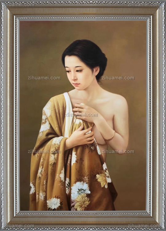 日式人物油画