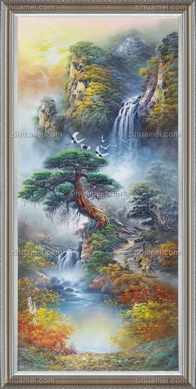 www.zihuamei.com油画风景花鸟画