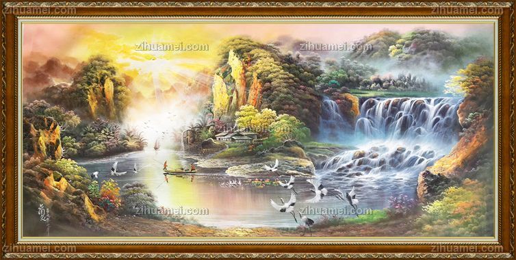 www.zihuamei.com油画风景画