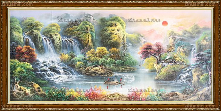 www.zihuamei.com油画风景画