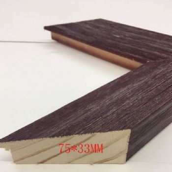 High grade solid wood series teak heald red 75*33mm