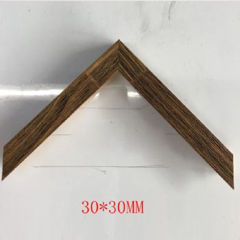 High grade solid wood series light coffee scratch 30*30mm