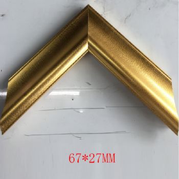 Gold and silver foil series gold 67*27mm