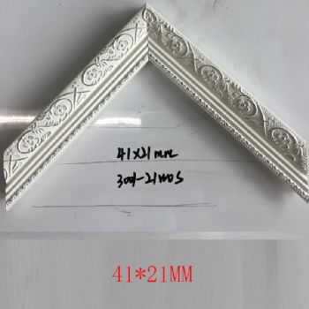 Spray wood wire silver 41*21mm