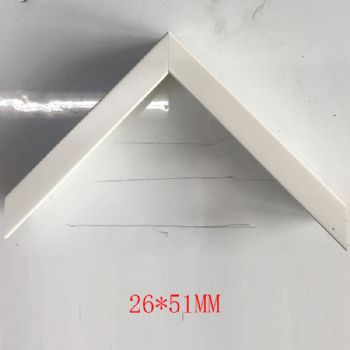 High grade solid wood series 26*51mm dumb white