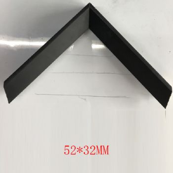 High grade solid wood series 52*32mm dumb black