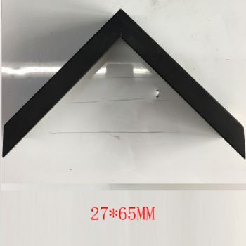 High grade solid wood series 27*65mm dumb black