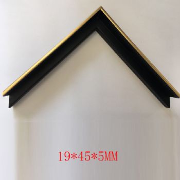 High grade solid wood series 19*45*5mm black bronzing