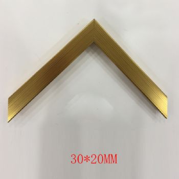 High grade solid wood series 30*20mm gold perm
