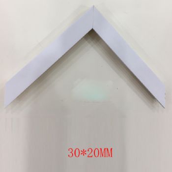 High grade solid wood series 30*20mm white