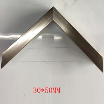 High grade solid wood series 30*50mm Silver