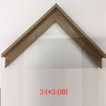PS foam series dark imitation wood grain 34*34mm