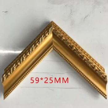 欧式实木金色画框59*25MM