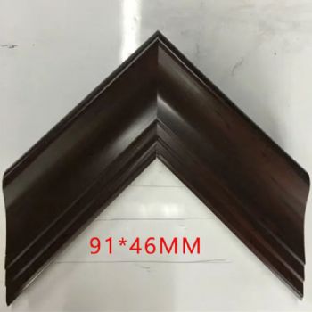 高端中式实木深咖啡色实木边框91*46MM