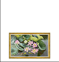 Realistic exquisite lotus