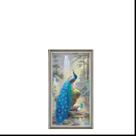 Peacock oil painting